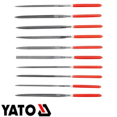   Yato 6164 tűreszelő készlet, 4x160 mm, finom (gyémántszemcsés), 10 részes