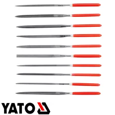   Yato YT-6165 tűreszelő készlet, 5x180 mm, finom, 10 részes