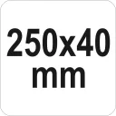 Yato YT-61680 kétkezes gipszkarton ráspoly 250x40 mm