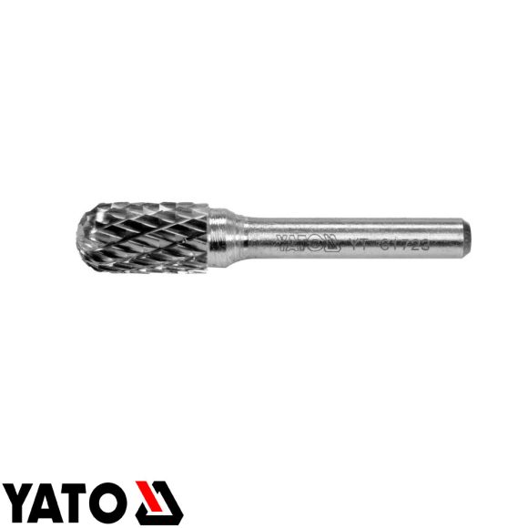 Yato YT-61723 keményfém turbómaró fémhez, hengeres fejrész gömbvéggel - 10 mm (6 mm szár)