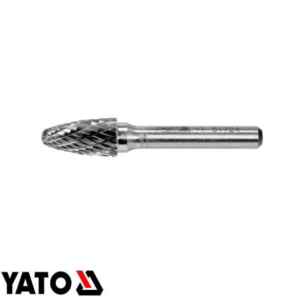 Yato YT-61724 keményfém turbómaró fémhez, ívelt - 10 mm (6 mm szár)