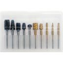 Yato YT-61730 fa-fém mini marófej készlet HSS, Ø 3.2 mm - 10 részes