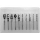 Yato YT-61731 mini marófej készlet fémhez HSS, Ø 3.2 mm - 10 részes