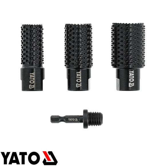 Yato YT-61775 hengeres ráspoly szett sarokcsiszolóhoz, M14 - 20, 25, 30 mm