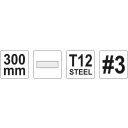 Yato YT-62331 lapos reszelő, finom - 300 mm
