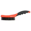 Yato YT-6332 drótkefe hajlított műanyag nyéllel, 4 soros - 260 mm