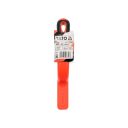 Yato YT-6343 sárgaréz drótkefe hajlított műanyag nyéllel, 3 soros - 180 mm