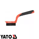 Yato YT-6349 nylon kefe hajlított műanyag nyéllel, 5 soros - 180 mm