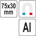 Yato YT-65000 puha szorítópofa satuba 75x30 mm (alu-gumi, 1 pár)