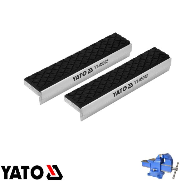 Yato YT-65002 puha szorítópofa satuba 125x30 mm (alu-gumi, 1 pár)