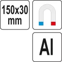Yato YT-65003 puha szorítópofa satuba 150x30 mm (alu-gumi, 1 pár)