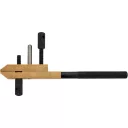 Yato YT-65085 precíziós sikattyú sárgaréz pofával, 142 mm (10/13 mm) (kézi satu)