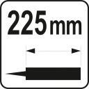 Yato YT-6753 erősített kinyomópisztoly 300 ml (225 mm)