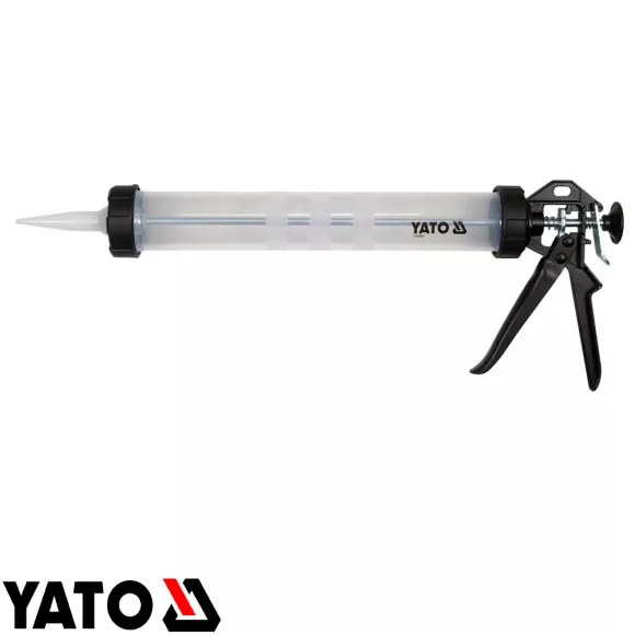 Yato YT-67571 zárt kinyomópisztoly, átlátszó 600 ml