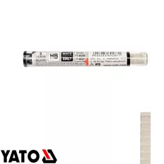  Yato YT-69287 fehér betét tölthető ácsceruzához, HB (5 darab)