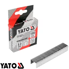   Yato YT-70271 tűzőkapocs (szögletes), 1.2x11.3 mm - 8 mm (1000 db)