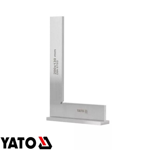 Yato YT-70763 talpas derékszög DIN875/2 - 200x130 mm