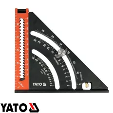   Yato YT-70783 talpas derékszög-szögmérő vonalzó 185x165-325 mm