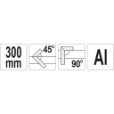 Yato YT-7081 alu derékszög 300x150 mm