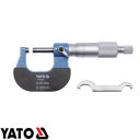 Yato YT-72300 mikrométer, 0-25 mm (mechanikus)