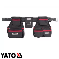   Yato YT-7400 szög és szerszámtartó övtáska, 21 zsebes, 120 cm
