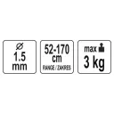 Yato YT-74009 szerszámtartó kábel (max 3 kg, 52-170 cm)