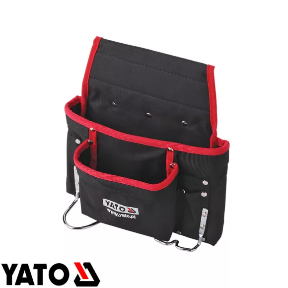 Yato YT-7410 szög és szerszámtartó övtáska, 8 zsebes, övre fűzhető