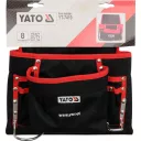 Yato YT-7410 szög és szerszámtartó övtáska, 8 zsebes, övre fűzhető