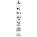 Yato YT-75001 törhető pengés kés - 9 mm