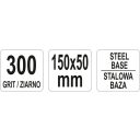 Yato YT-76085  gyémánt fenőkő G300 - 150x50 mm