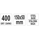 Yato YT-76086  gyémánt fenőkő G400 - 150x50 mm