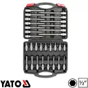 Yato YT-77540 imbusz dugókulcs bit készlet 5-19 mm, S2 acél, 1/2" (30 részes)