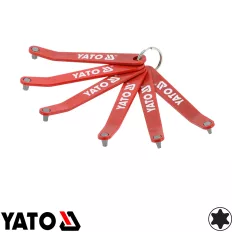   Yato YT-77751 alacsony profilú Torx kulcs készlet S2, T10-T30 (6 részes)