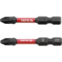 YATO YT-78044 Impact ütvecsavarozó bit S2, 1/4" - PZ2 x 50 mm (2 darab)