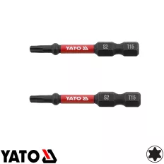   YATO YT-78052 Impact ütvecsavarozó bit S2, 1/4" - T15 x 50 mm (2 darab)