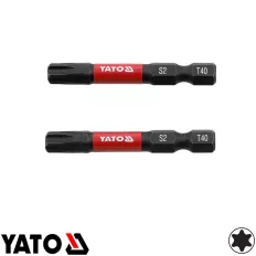   YATO YT-78057 Impact ütvecsavarozó bit S2, 1/4" - T40 x 50 mm (2 darab)