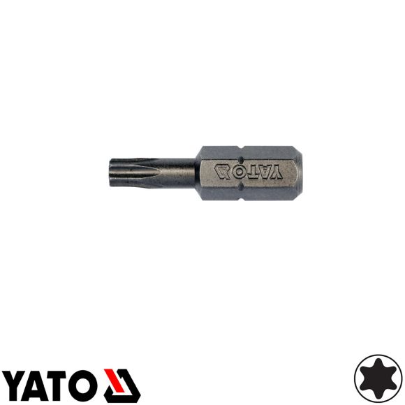 YATO YT-78143 Torx behajtó bit TX20 - 1/4" - 25 mm (S2 acél)