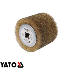   Yato YT-81955 acél sörtés palástcsiszoló henger 100x120x19 mm