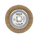 Yato YT-81955 acél sörtés palástcsiszoló henger 100x120x19 mm