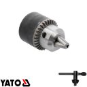 Yato YT-820303 fogaskoszorús tokmány és tokmánykulcs Ø 3-16 mm (5/8"-16 UNF menet)