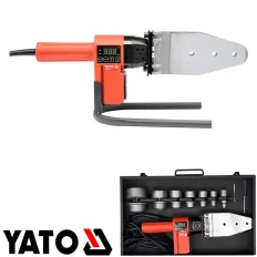   Yato YT-82250 elektromos műanyagcső hegesztő, 16-63 mm 0-300 °C (850 W)