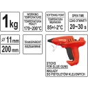 Yato YT-82430 ragasztópatron 11x200 - 1 kg (színtelen)