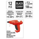 Yato YT-82441 ragasztópatron 7,2x100 mm - 12 db (fekete)
