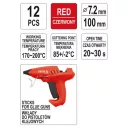 Yato YT-82442 ragasztópatron 7,2x100 mm - 12 db (piros)