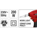 Yato YT-82451 pillanatforrasztó páka 200W - 500 ℃