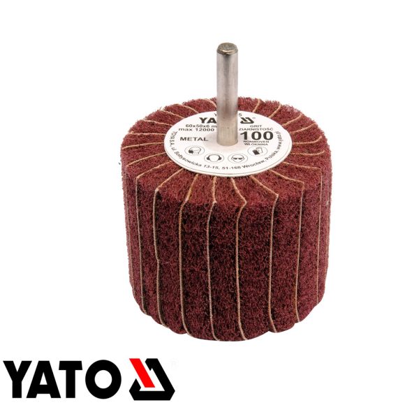 Yato YT-83394 csapos lamellás legyező csiszolókorong betéttel 60x50x6 mm P60