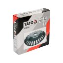 Yato YT-85141 döntött körkefe fűkaszához 150x25,4 mm (sodrott acél)