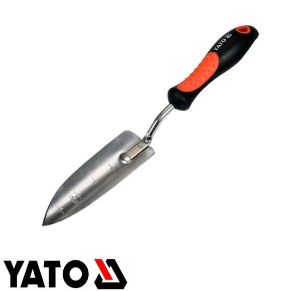 YATO YT-8885 mini kerti lapát/ásó (keskeny), skálázott, 340 mm