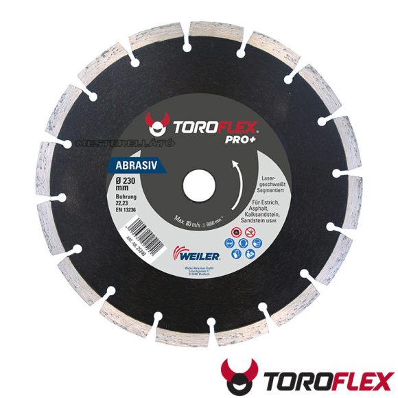 TOROFLEX ABRASIV gyémánttárcsa 115x22,2 mm (szegmentált)