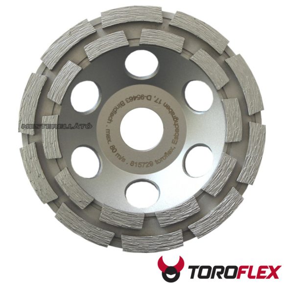 TOROFLEX duplasoros gyémánt csiszolótányér 115x22,2 mm